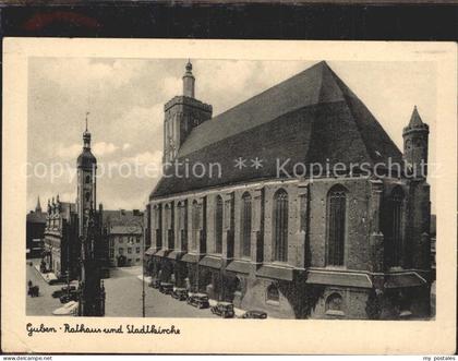 Guben Rathaus Stadtkirche