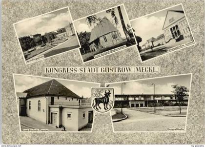 Guestrow Mecklenburg Vorpommern Guestrow Spaldingsplatz Ernst Barlach Theater