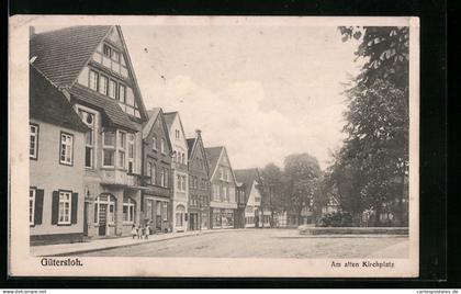 AK Gütersloh, Partie am alten Kirchplatz