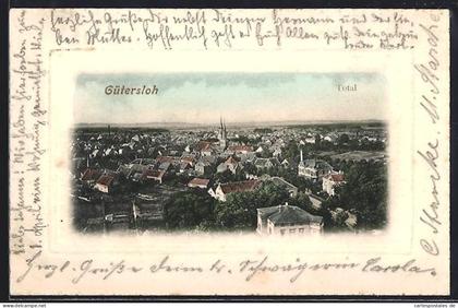 AK Gütersloh, Totalansicht der Stadt