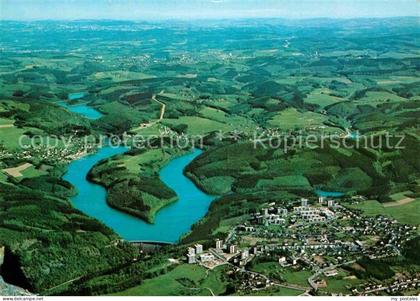 Gummersbach Agger- Genkeltalsperre Fliegeraufnahme