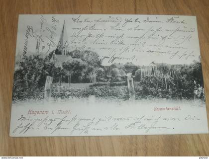 alte AK - Hagenow , 1905 , Gesamtansicht , Ansichtskarte !