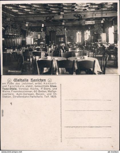 Hainichen Blick in den Konzertsaal - Walhalla Foto Ansichtskarte  1930