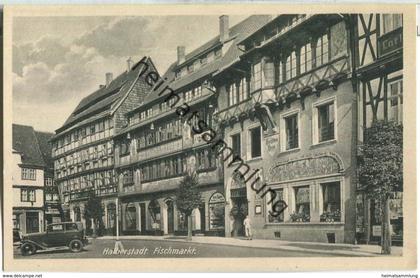 Halberstadt - Fischmarkt - Verlag Otto Diederichs Halberstadt