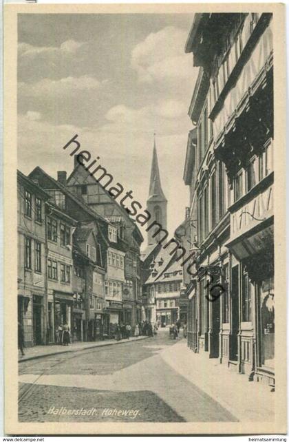 Halberstadt - Hoheweg - Verlag Otto Diederichs Halberstadt