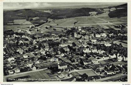Halle Westfalen Original Fliegeraufnahme
