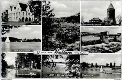 Haltern See Siebenteufelsturm Walzenwehr