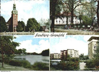 Bramfeld Siedlung Hohnerkamp See Osterkirche