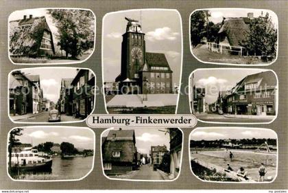 Finkenwerder Am Osterfeldteich Steendiek Kohlfleet Auedeich Lotsenhaus Strohhaus