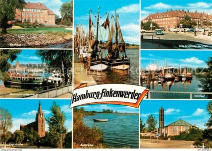 Finkenwerder Rathaus Fischkutter Ecke Finksweg Bentstr Loetzenhaus Koehlfleet Ev