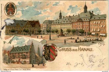 Gruss aus Hanau - Litho
