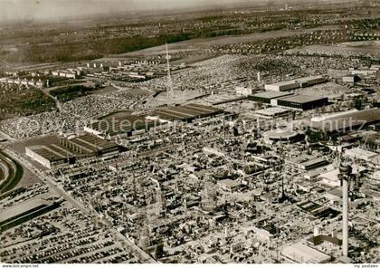 HANNOVER  CITY Hermes Turm Messe Hannover Fliegeraufnahme
