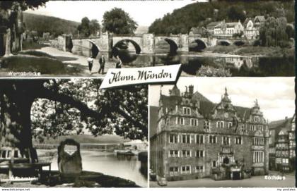 Hannoversch Muenden Hann Muenden Bruecke Rathaus