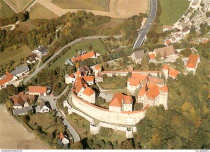 Harburg Schwaben Schloss-Harburg Romantische-Strasse Luftbild Burg Burganlage He