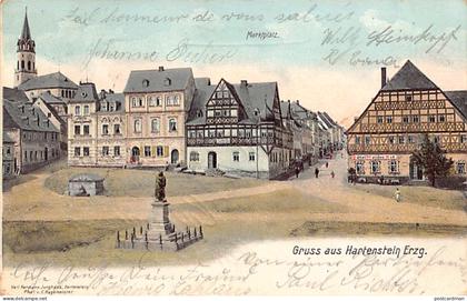 Deutschland - HARTENSTEIN - Marktplatz