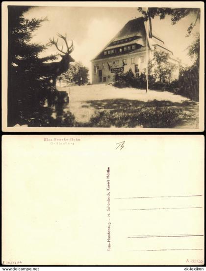 Ansichtskarte Hartha Elsa-Fenske-Heim 1954