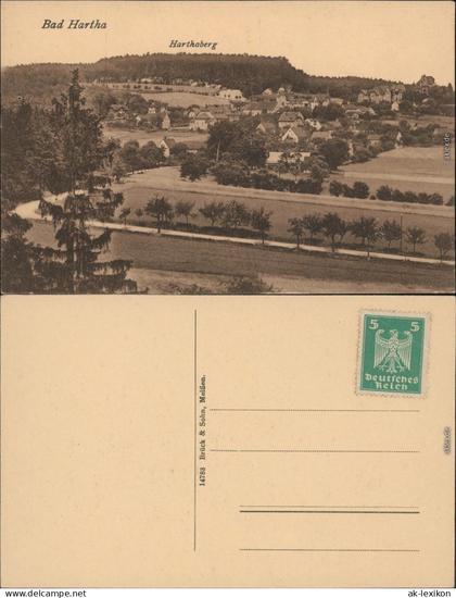 Ansichtskarte Hartha Panorama-Ansicht 1919