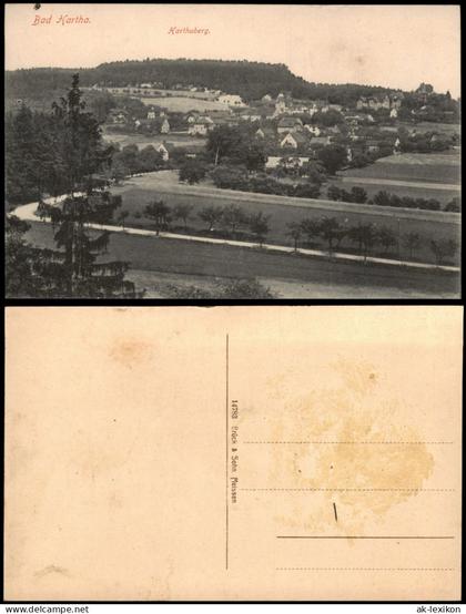 Ansichtskarte Hartha Panorama-Ansicht 1919