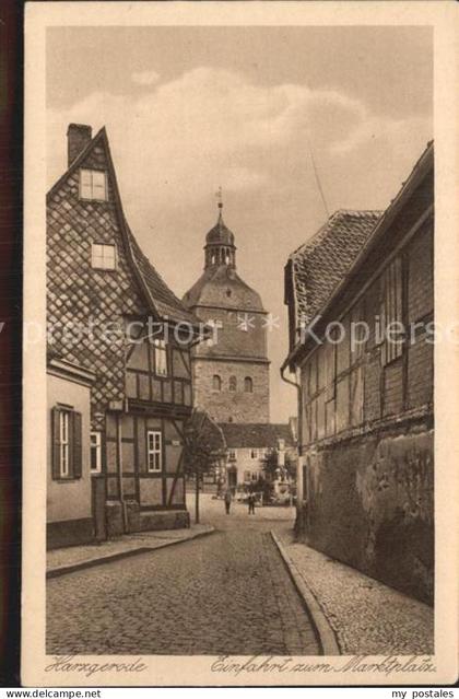 Harzgerode Marktplatz