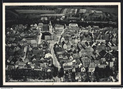 AK Hassfurt, Fliegeraufnahme der Stadt