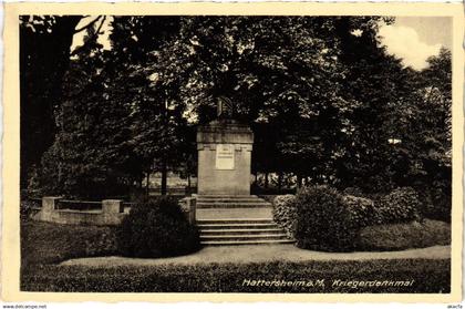 CPA AK HATTERSHEIM AM MAIN Kriegerdenkmal GERMANY (1419298)