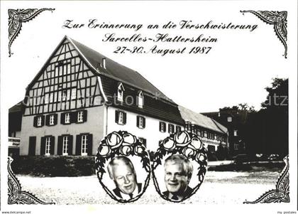 Hattersheim Main Zur Erinnerung Verschwisterung Sarcelles