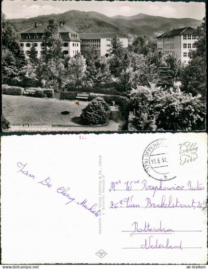 Ansichtskarte Hausach (Schwarzwald) Eisenbahner Schule 1961