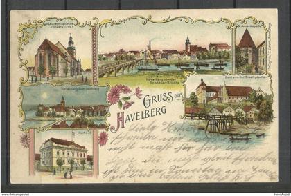 Germany Deutschland o 1902 Gruss aus HAVELBERG, used