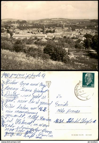 Ansichtskarte Heilbad Heiligenstadt Panorama-Ansicht der Stadt 1970