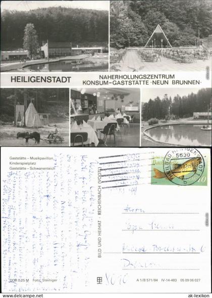 Heilbad Heiligenstadt Naherholungszentrum -  Spielplatz, Schwanenteich 1984