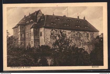 AK Heldrungen, Blick zum Schloss