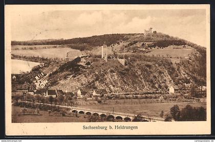AK Sachsenburg /Heldrungen, Burg und Umgebung