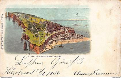 Deutschland - HELGOLAND - Vogelschau