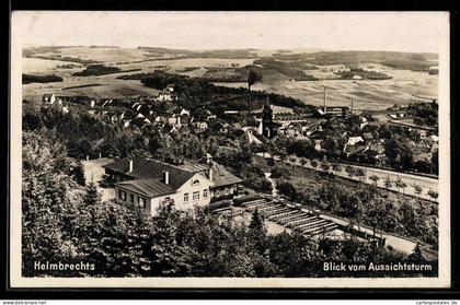 AK Helmbrechts, Totalansicht vom Aussichtsturm