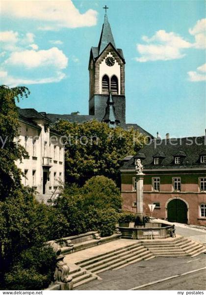 Helmbrechts Oberfranken Treppe Brunnen Kirche