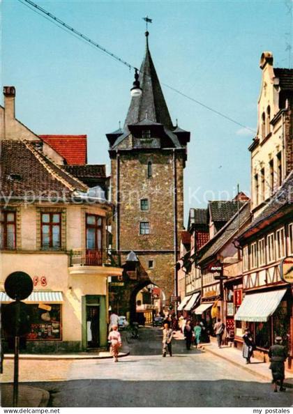 Helmstedt Niedersachsen Neumaerkerstrasse mit Hausmannsturm