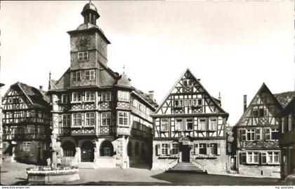 Heppenheim Bergstrasse Heppenheim Marktplatz Rathaus