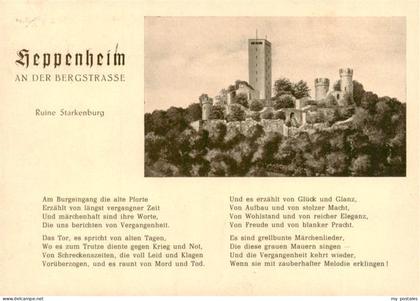 Heppenheim Bergstrasse Ruine Starkenburg