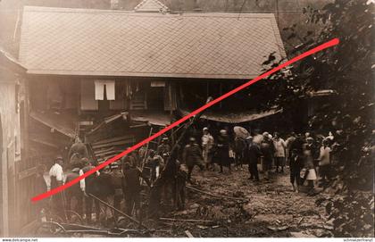 Foto AK Kemnitz OL Oberlausitz Hochwasser 1932 Gasthof ? a Bernstadt am Eigen Herrnhut Rosenbach Sohland Ostritz Görlitz