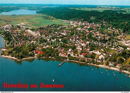 Herrsching Ammersee Fliegeraufnahme