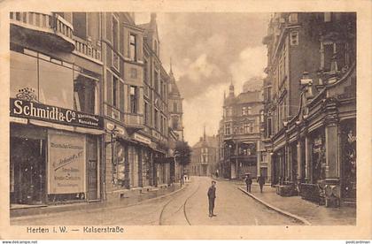 Deutschland - Herten (NW) Herten i. W. - Kaiserstrasse - Schmidt Reinisches Warenhaus Verlag Paul Kuntz, Herten i. W.