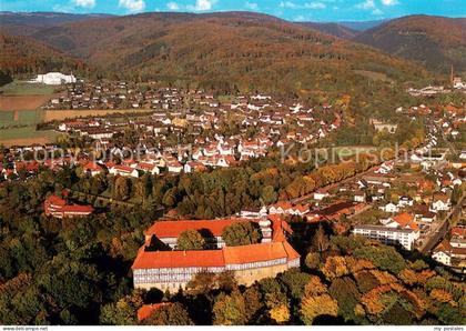 Herzberg Harz mit Welfenschloss Fliegeraufnahme