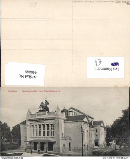 440889,Giessen Gießen Stadttheater Gebäude