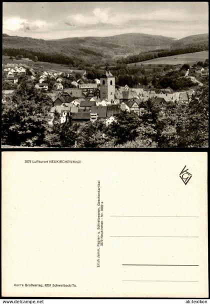 Ansichtskarte Neukirchen (Knüll) Totale 1956