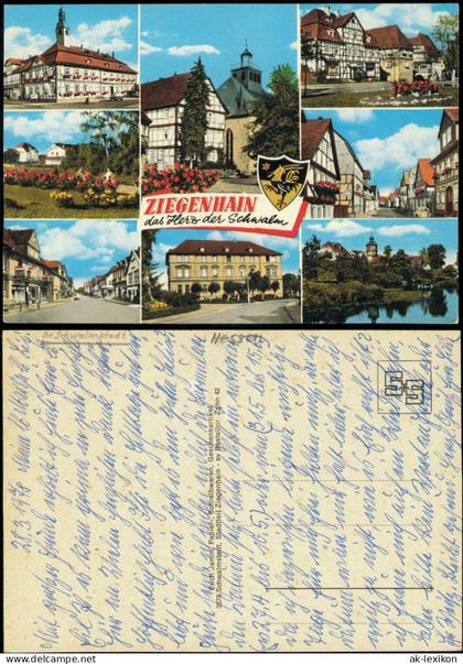 Ansichtskarte Ziegenhain-Schwalmstadt Stadtteilansichten Mehrbilf 1979