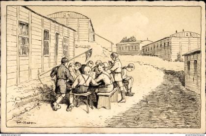 Artiste CPA Bad Orb im Main Kinzig Kreis Hessen, Kinderdorf Wegscheide