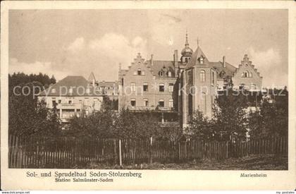 Bad Soden Stolzenberg Station Salmuenster Soden Marienheim