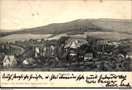 CPA Ramholz Schlüchtern im Main Kinzig Kreis, Blick auf den Ort