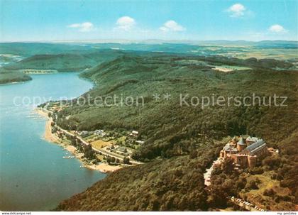 Edersee Fliegeraufnahme Schloss Waldeck Edersee
