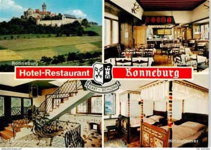 Ronneburg Hessen Hotel Restaurant Ronneburg Restaurant Treppenaufgang Hotelzimme